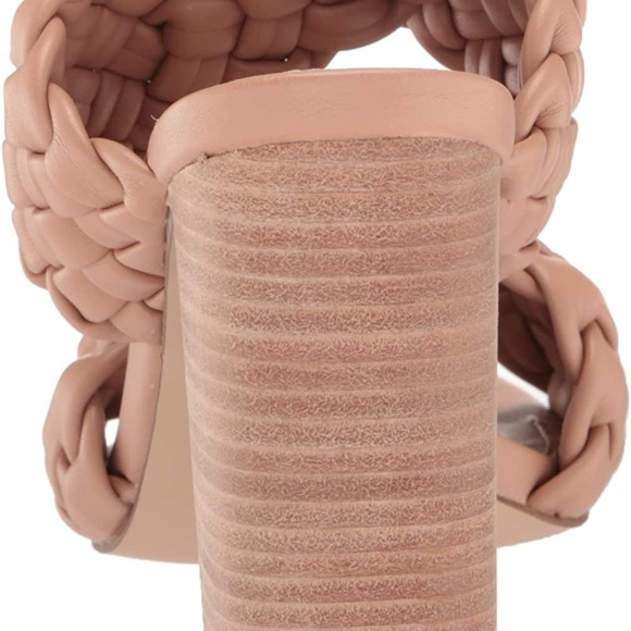 STEVE MADDEN Twisted Braided Heel Sandals - Picture 4 of 10